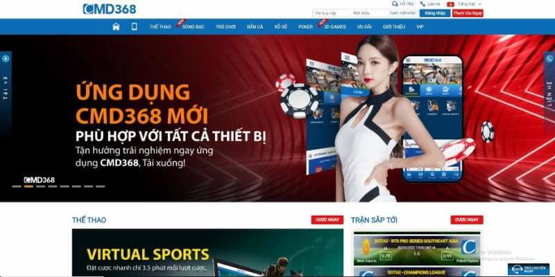 CMD368 Hướng dẫn đăng ký tài khoản CMD368 tại 1gom